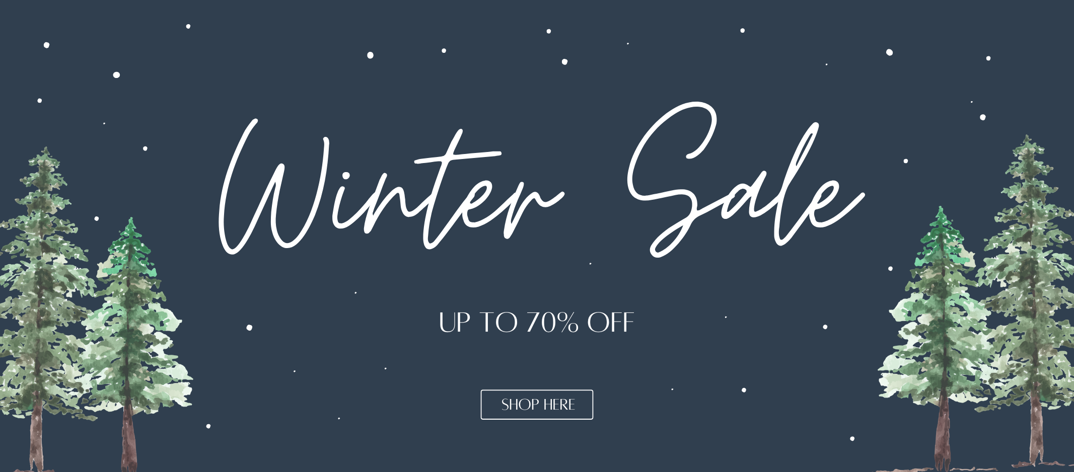 Winter Sale Banner Tablet