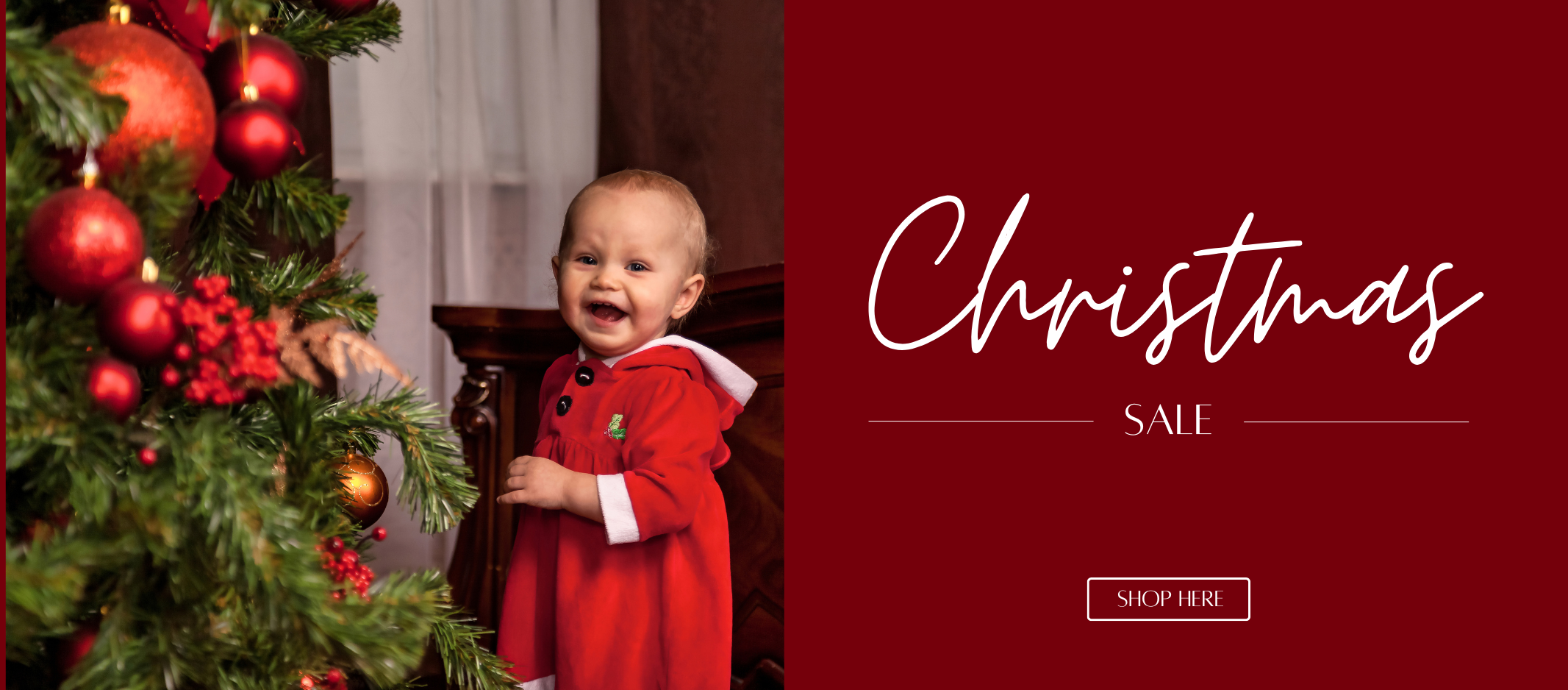 Christmas Sale Home Page Banner - Tablet