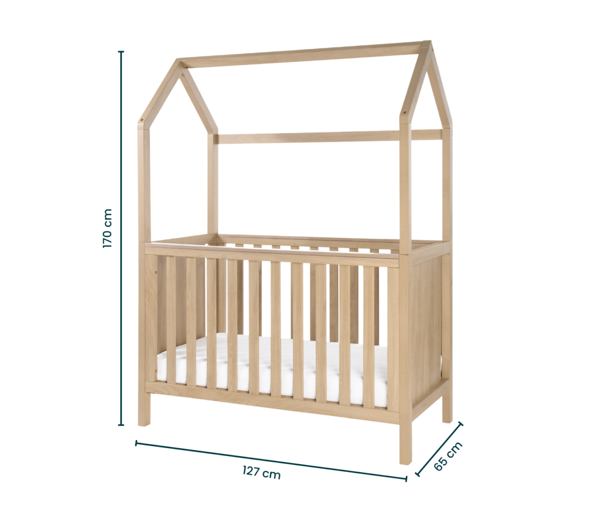 Dimensions-Casa-3-in-1-Cot-Bed-Distressed-Oak-15