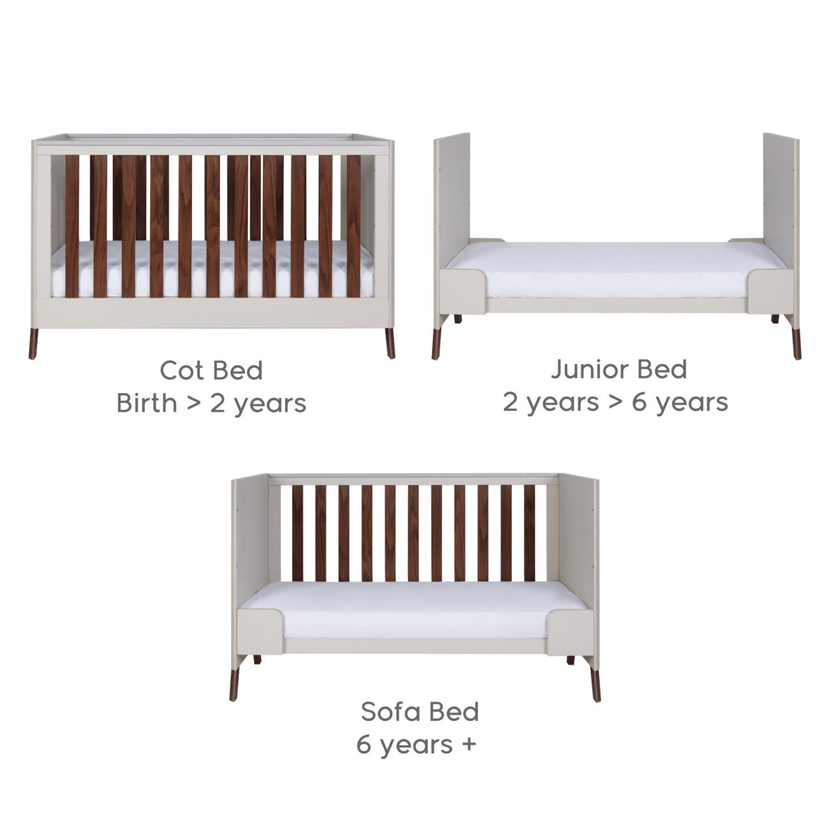 Fuori 2 Pc Room Set - White Sand & Warm Walnut 5