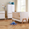 Fuori 3 Pc Room Set - White & Light Oak 10