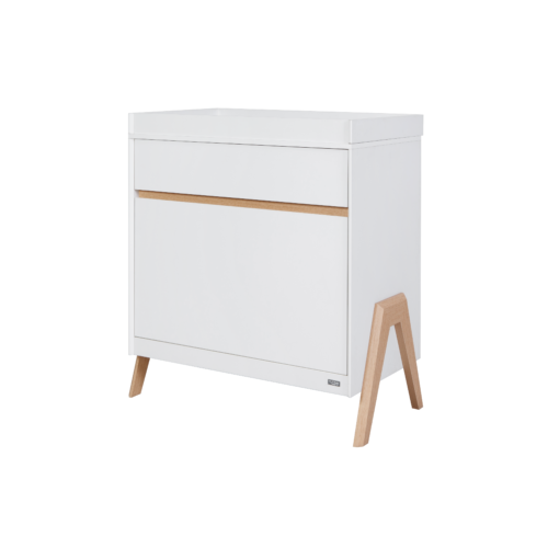 Fuori Chest Changer - White & Light Oak 2