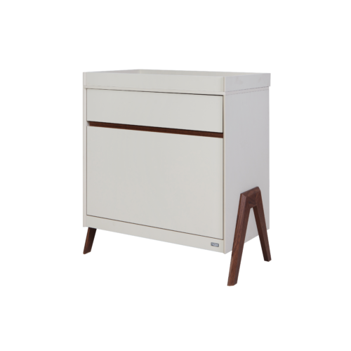 Fuori Chest Changer - White Sand & Warm Walnut 2