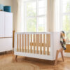 Fuori Cot Bed - White & Light Oak 10