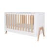 Fuori Cot Bed - White & Light Oak 2