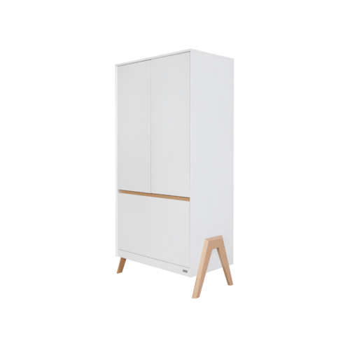 Fuori Wardrobe - White & Light Oak 2