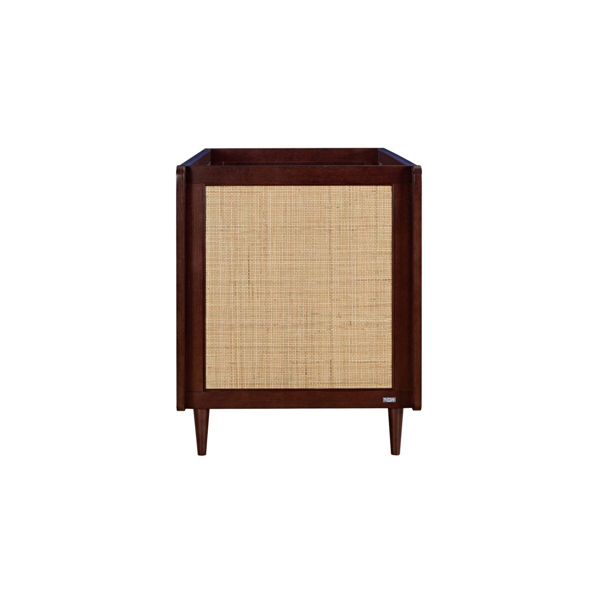 Japandi Cot Bed - Warm Walnut 10