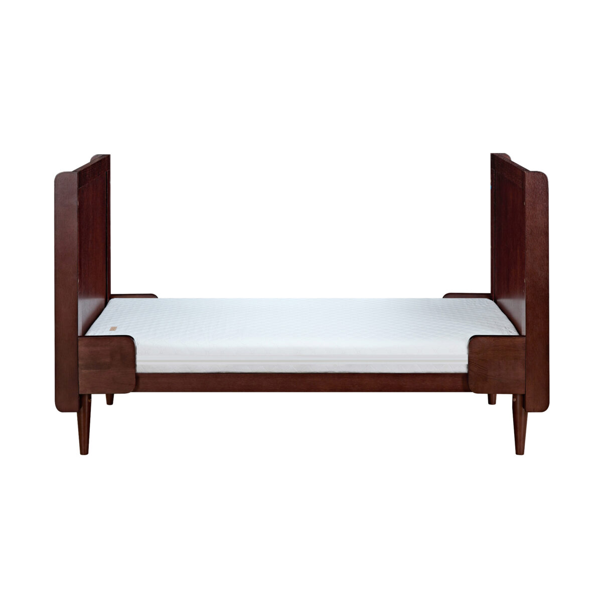 Japandi Cot Bed - Warm Walnut 11