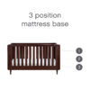 Japandi Cot Bed - Warm Walnut 13