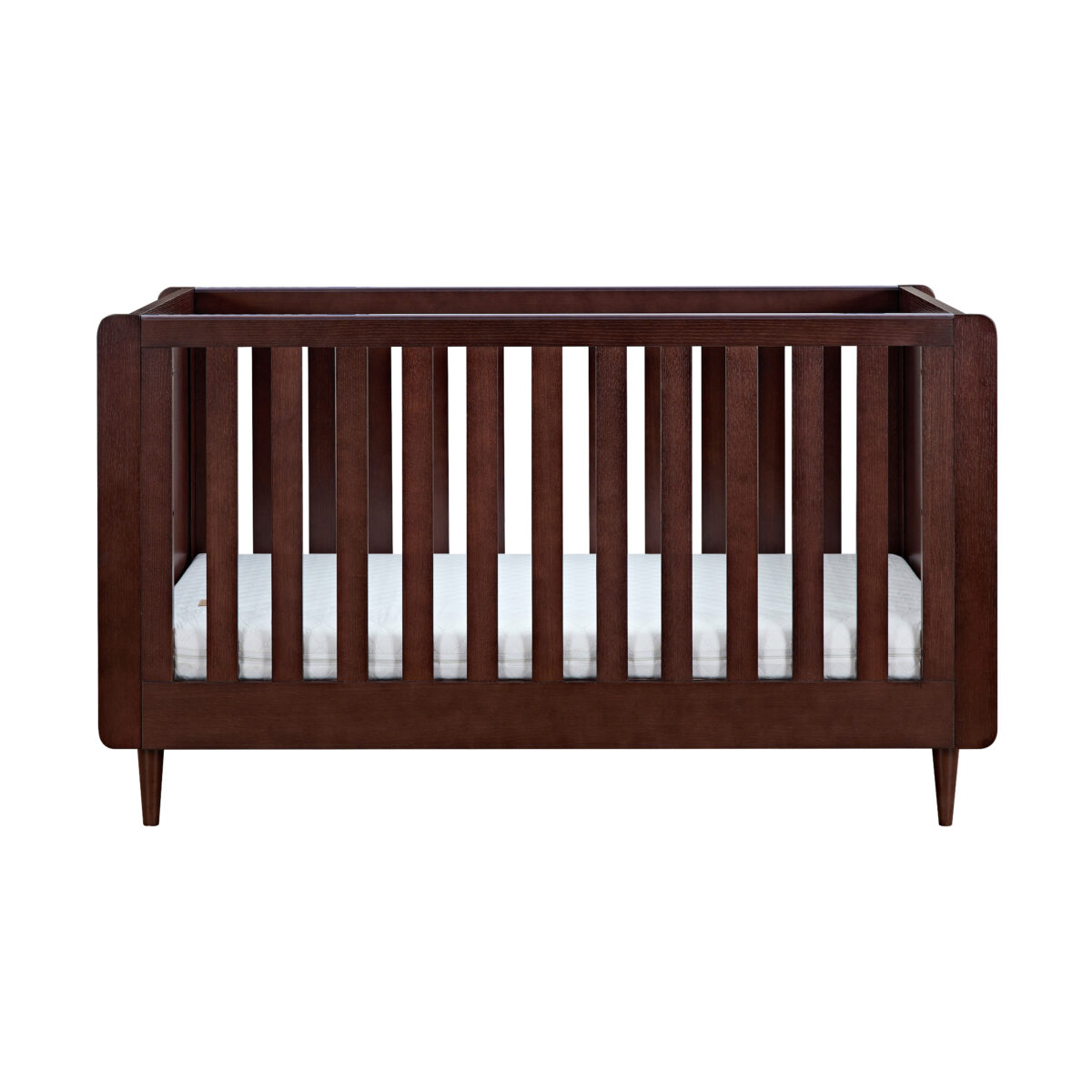 Japandi Cot Bed - Warm Walnut 8