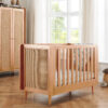 Japandi Mini Cot Bed - Light Oak 1