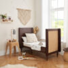 Japandi Mini Cot Bed - Warm Walnut 2