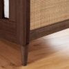 Japandi Mini Cot Bed - Warm Walnut 5