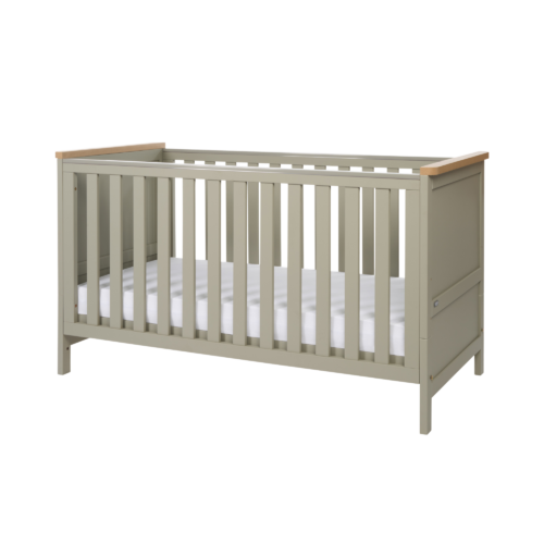 Misha Cot Bed - Sage & Golden Oak 1