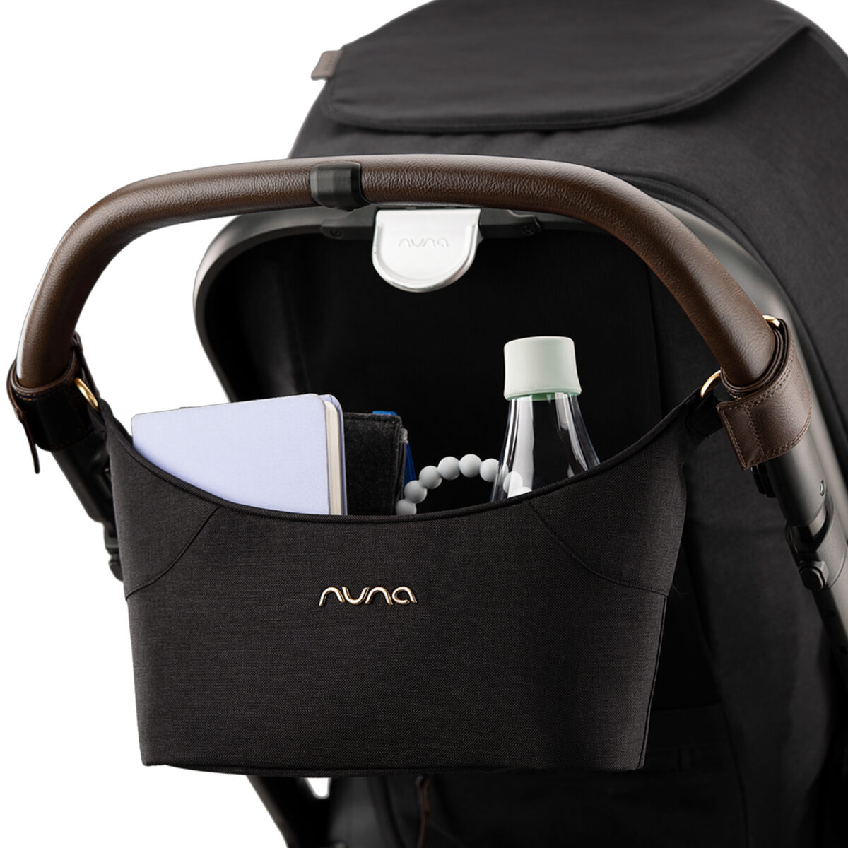 Nuna Stroller Organiser on Stroller