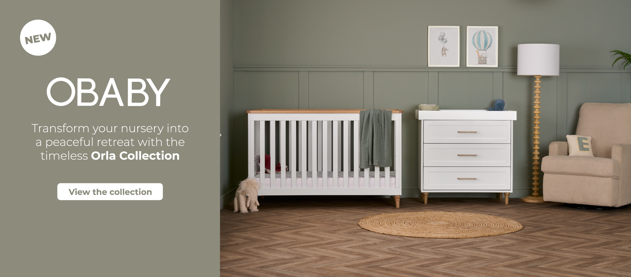 Obaby Orla Furniture Collection Introductory Tablet Banner