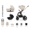 Venicci-10-Piece-Bundle-Upline2-Stone-Beige-Tiago-Car-Seat-Black