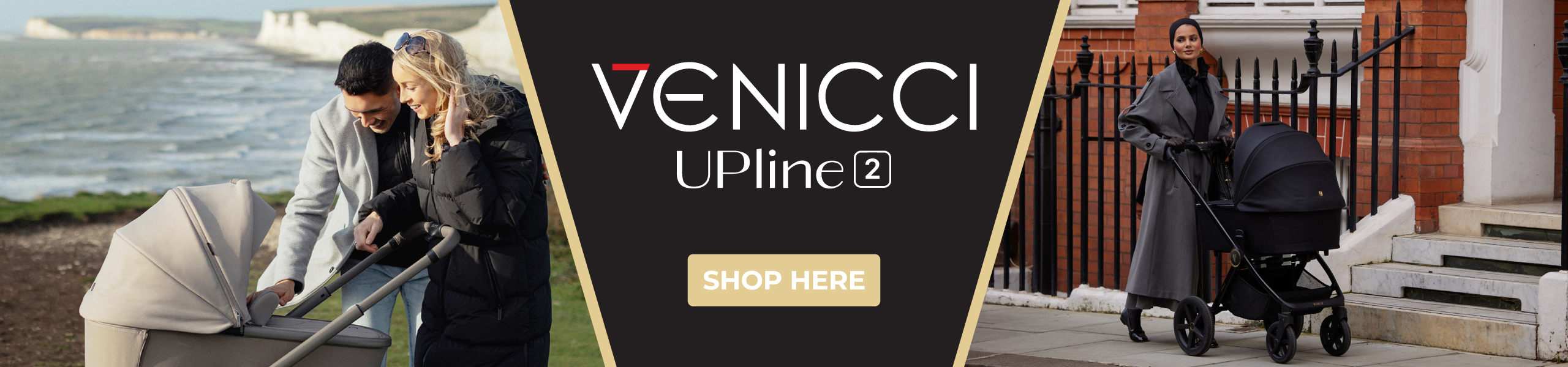 Venicci Upline 2 Launch banner for desktop