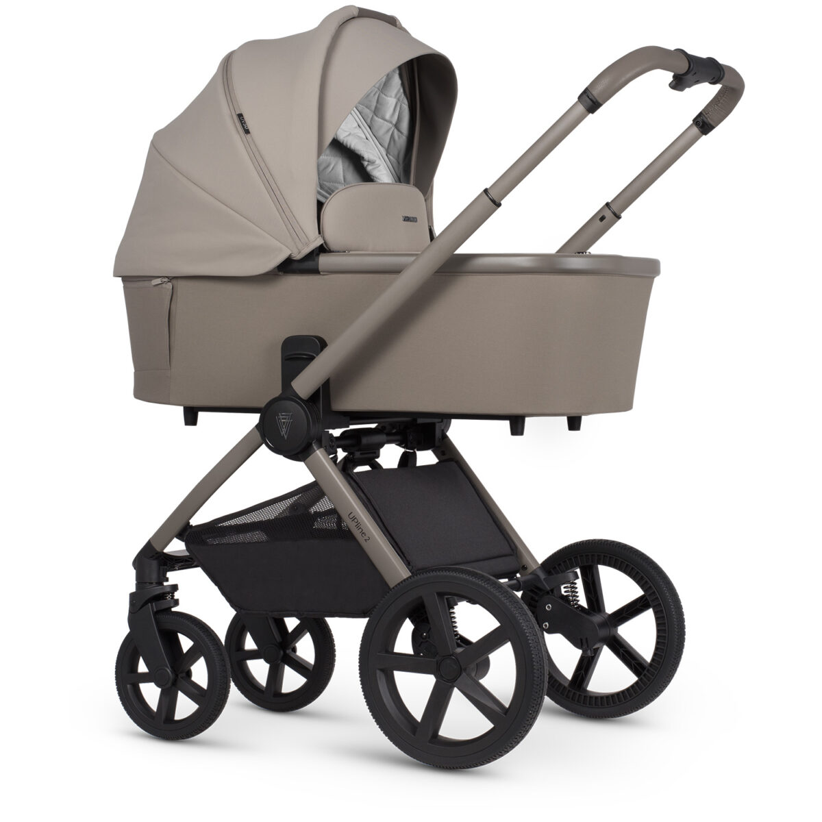 Venicci Upline 2 Pushchair frame with carrycot - Taupe