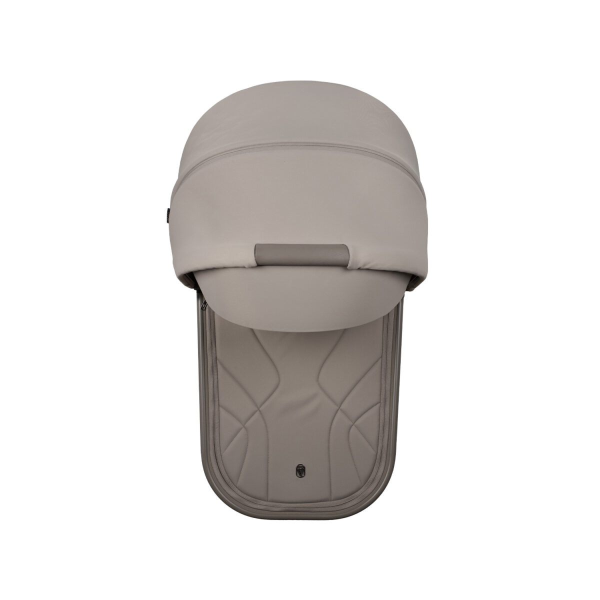 Venicci Upline 2 carrycot top view - taupe