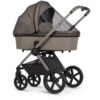 Venicci Upline 2 Pushchair frame with carrycot & insect net - Taupe