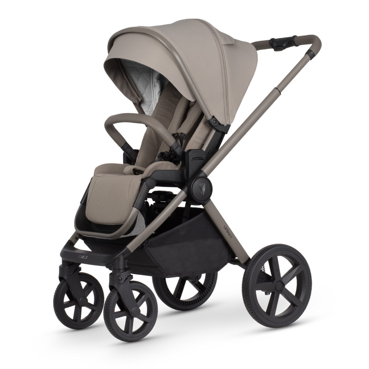 Venicci Upline 2 Pushchair with seat unit - Taupe facing left