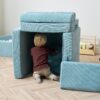 Playrama Montessori Kids Play Sofa ocean stone 18