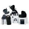 Mamas & Papas Vardo Travel System with Accessories, Cybex Cloud T and ISOFIX Base - Noir