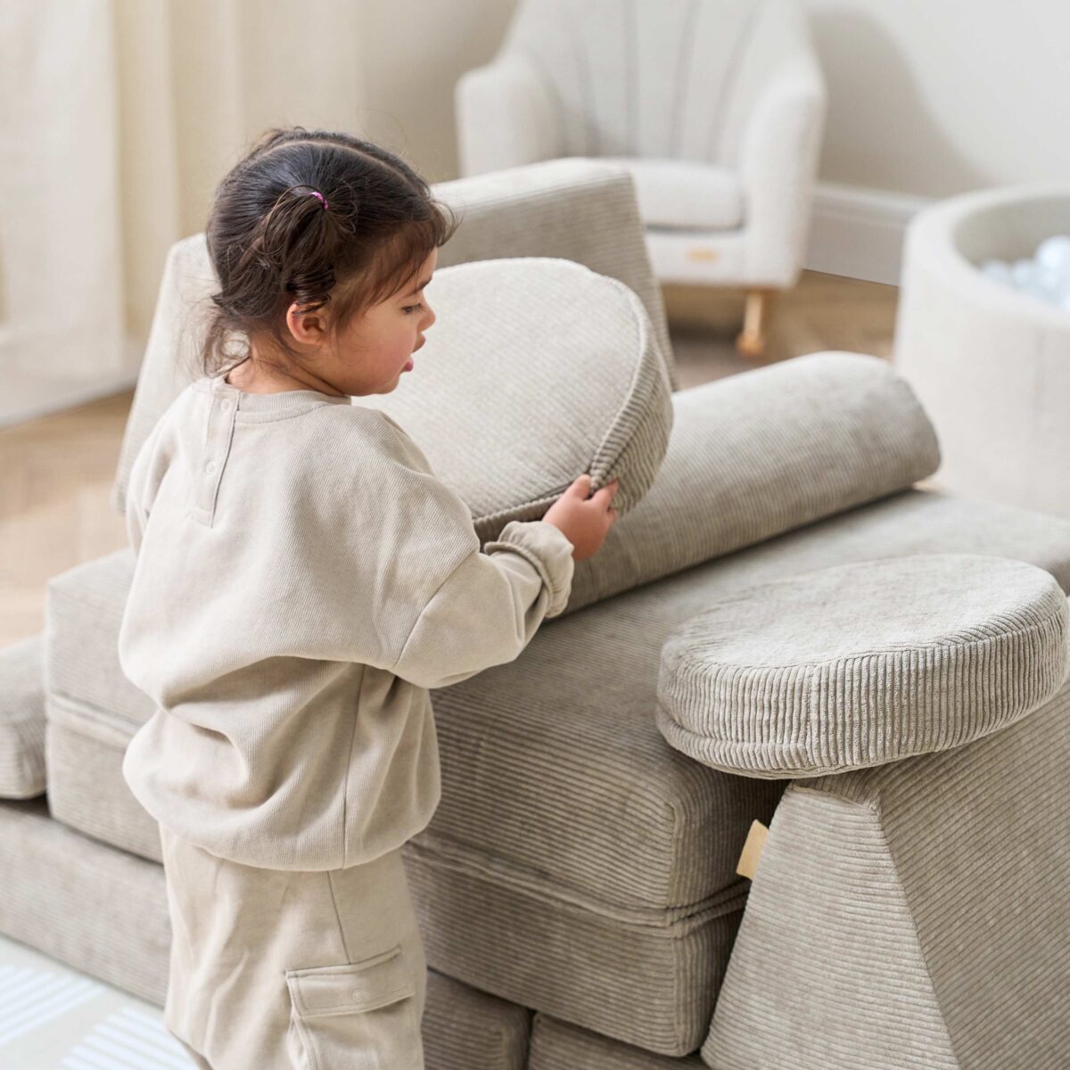 Playrama Kids Play Sofa Mushroom 32