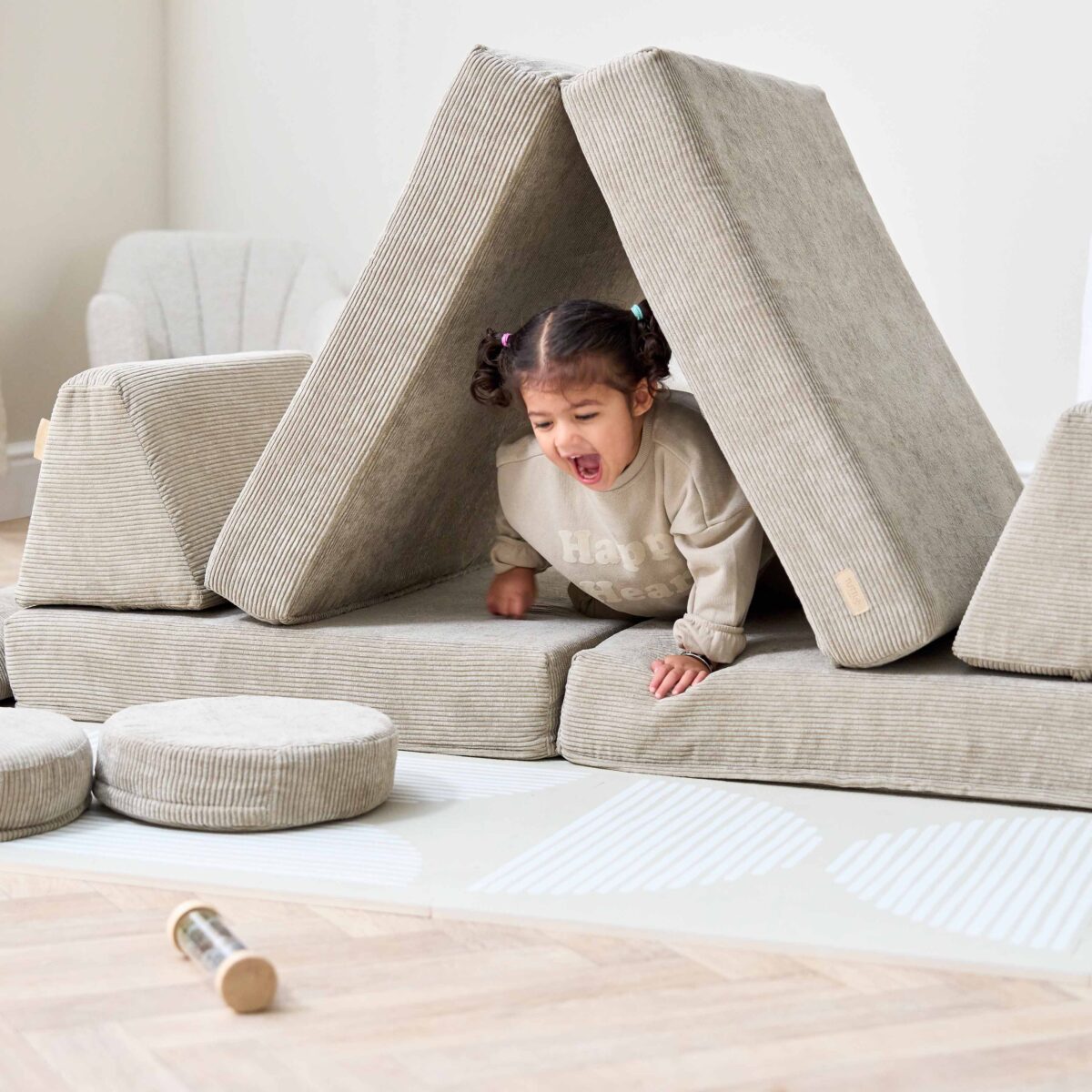 Playrama Kids Play Sofa Mushroom 29