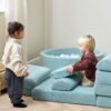 Playrama Montessori Kids Play Sofa ocean stone 24