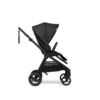 Mamas & Papas Vardo pushchair with seat unit installed side view – Noir