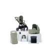 mamas papas pushchairs vardo pushchair bundle 6 pieces sage on display with accessories