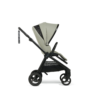 mamas & papas Vardo Pushchair in sage with mesh window opened.